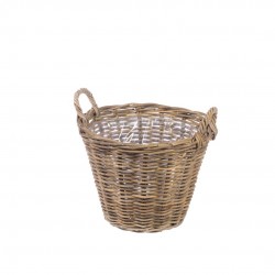 Vase Panier En Rotin Ø30-H23