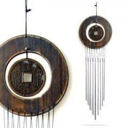 Carillon soleil alu - bois...