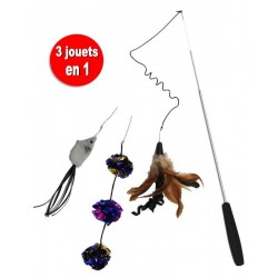 Jouet pour chat canne à...