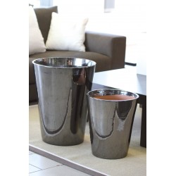 Vase SYDNEY Ø37 METAL Terre...