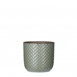 Cache-Pot Daan Rond Vert En...