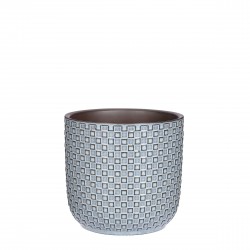 Cache-Pot Daan Rond Bleu En...