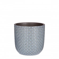 Cache-Pot Daan Rond Bleu En...