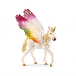 Licorne Ailee Arc-En-Ciel...