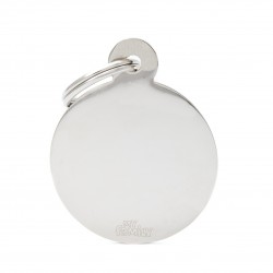 Medaille cercle BASIC L Chrome