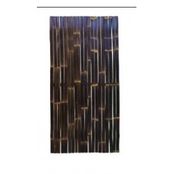 Panneau latte bambou noir 8...