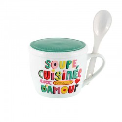 Bol À Soupe+Couvercle Avec...
