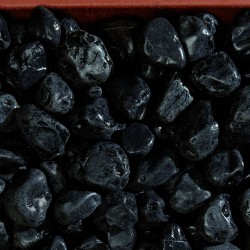 Galet de marbre roulé NERO...