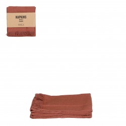 Serviette Villia Marron...