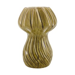 Vase Champignon Vert/Marron...