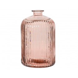 Vase Rainuré Saumon En...