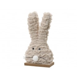 Lapin Fourrure Sur Socle...