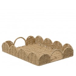 Plateau Dentelle Poignée...