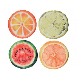 Coussin De Chaise Agrume En...