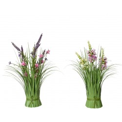 Fagot Herbe+ Fleurette Rose...