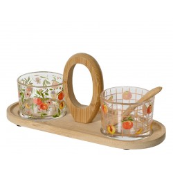 Set Tapas Pêches En Verre...