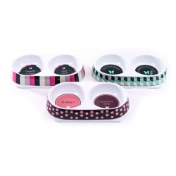 Gamelle chat double 2X180ML