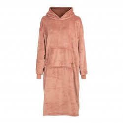 Poncho Hoodie Pêche En...