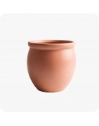 Cache-pot en terre cuite